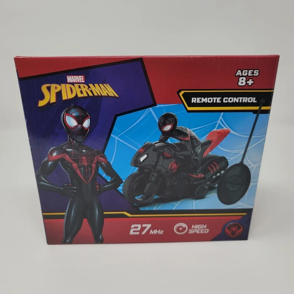 Marvel Spider-Man Miles Morales Remote Control Motorbike RC Toy Ages 8+‎